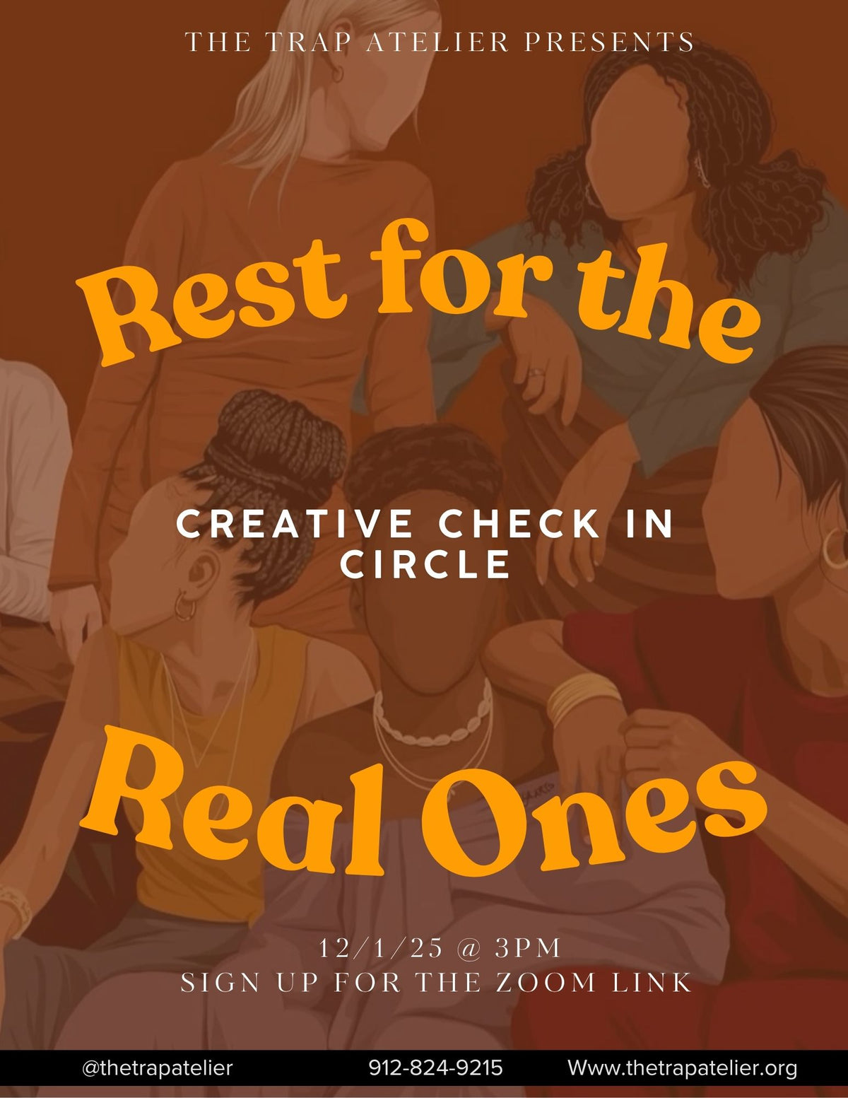 Rest for the Real Ones: Creative check in circle 12/1/25